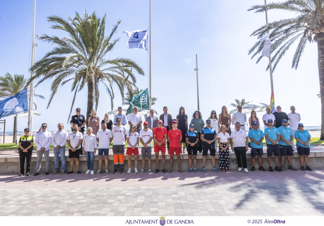 La playa Norte de Gandia revalida las máximas distinciones de calidad y sostenibilidad que la consolidan como referente nacional
