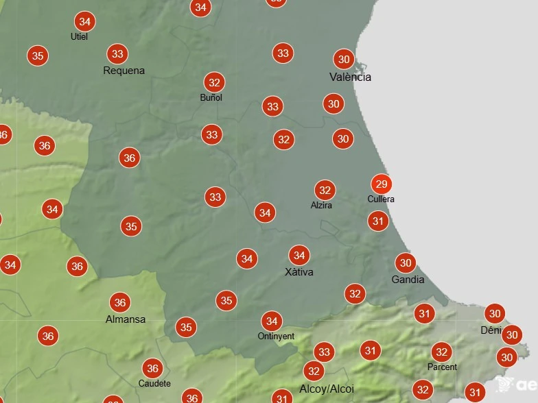 Se van las tormentas y siguen subiendo las temperaturas
