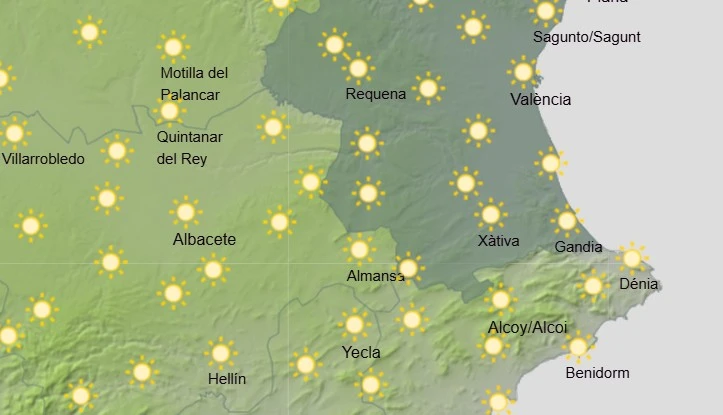 Suben las temperaturas hasta los 38 grados en la Safor