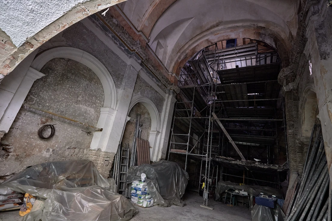 Gandia inicia la restauración de la emblemática cúpula de la Capella de l’Assumpció