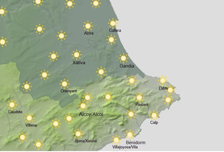 Respiro con bajada suave de temperaturas para iniciar la semana