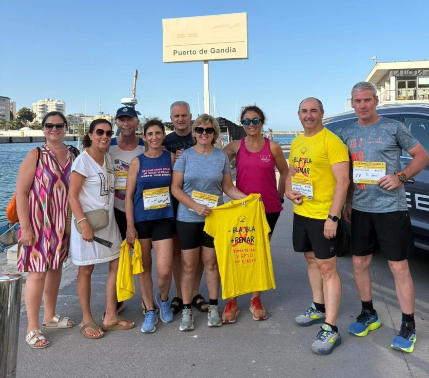 El V Reto Solidario de Rem Cia Gandia recauda más de 9.400 € para la investigación contra el cáncer