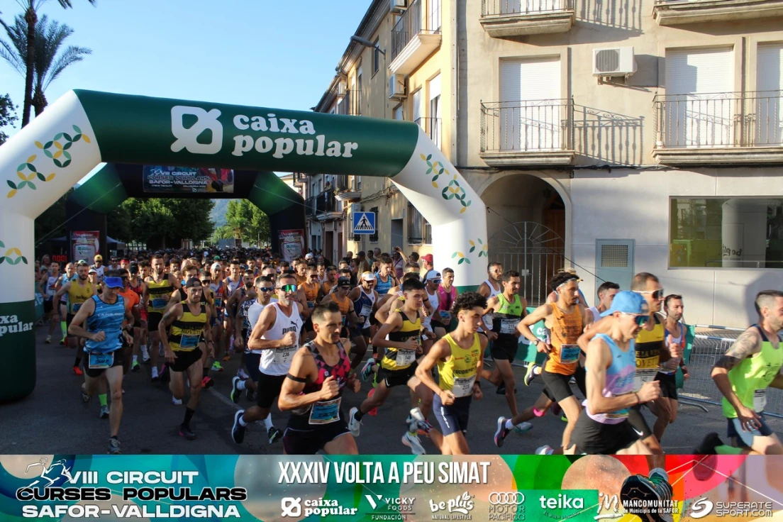 María Isabel Ferrer y César López se imponen en la XXXIV Volta a Peu a Simat