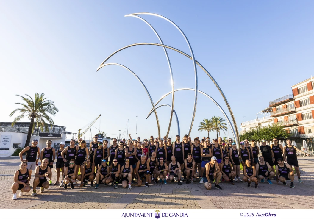 Gandia se despierta corriendo, éxito rotundo en la tercera jornada de 'Levántate Corriendo'