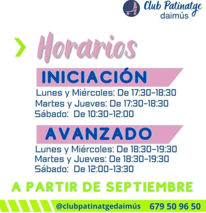 La Academia de Patinaje de Daimús abre inscripciones para la nueva temporada