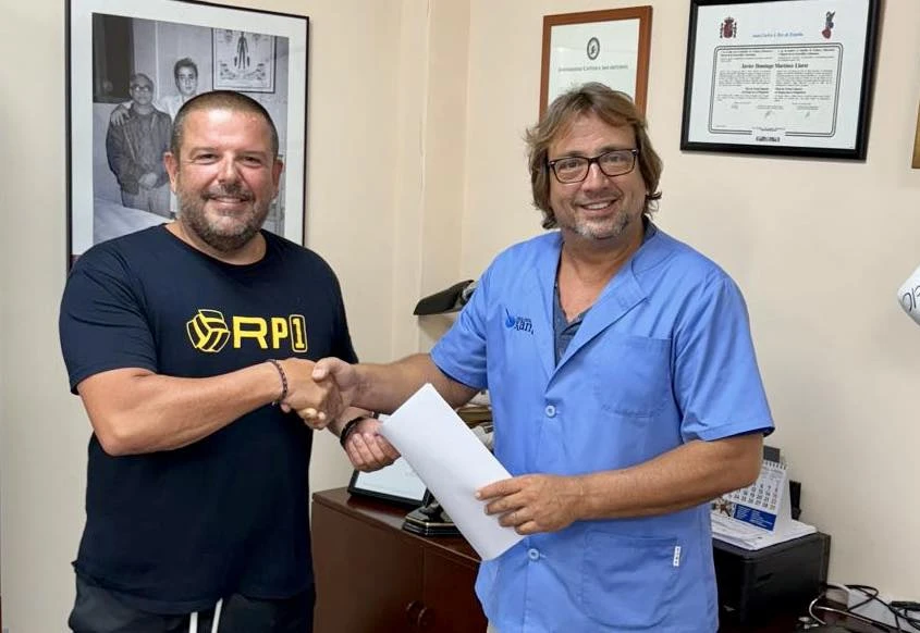 Juego limpio dentro y fuera de la pista: el CV Real de Gandia firma un acuerdo clave con Clínica XAMA