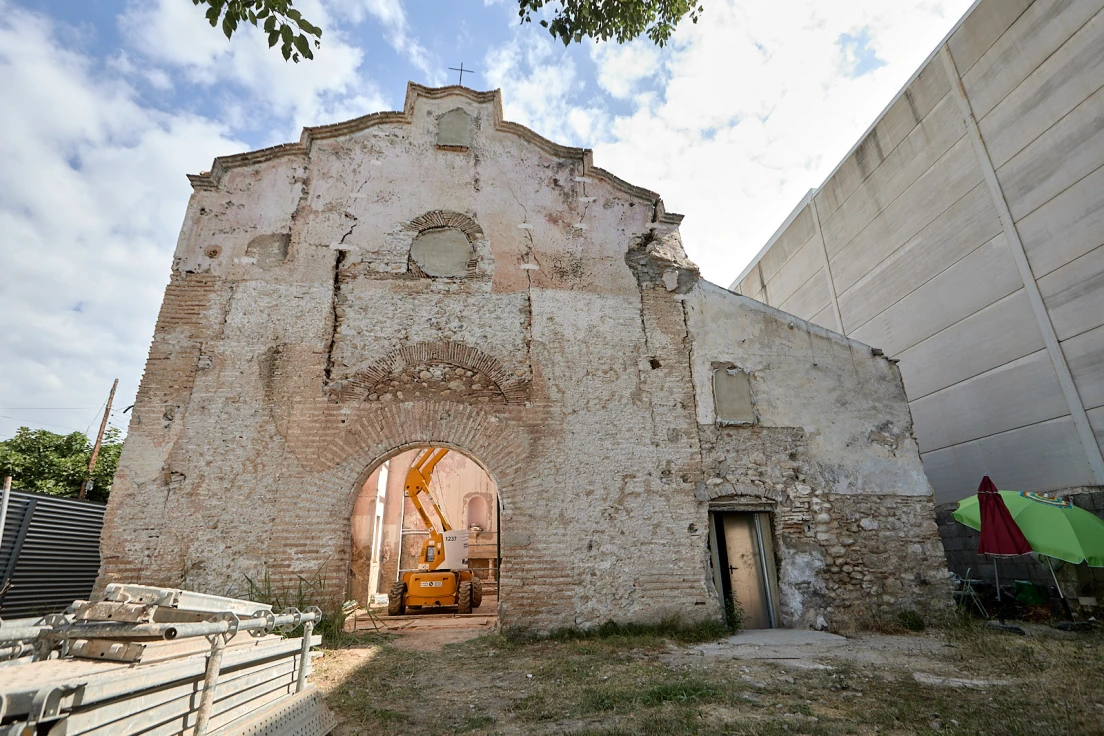 Gandia avanza en la restauración de la ermita de Sant Vicent
