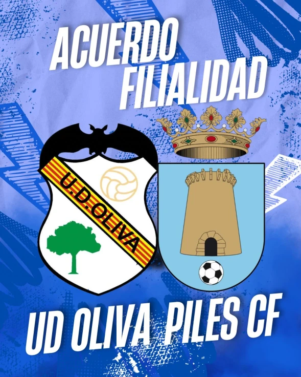 La U.D. Oliva y el Piles C.F. firman un acuerdo de afiliación para impulsar el fútbol comarcal