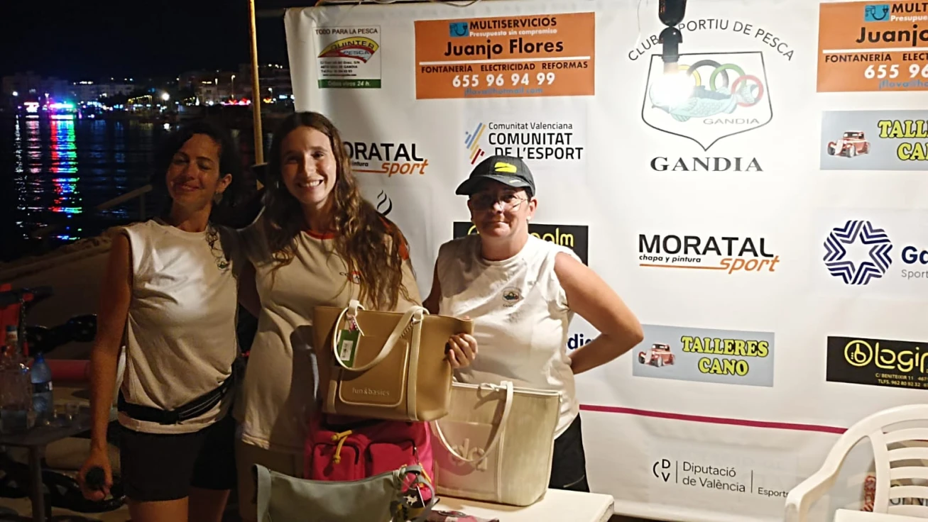 Paula Lloret se impone en el Concurso Especial de Mujeres del Club de Pesca Gandia