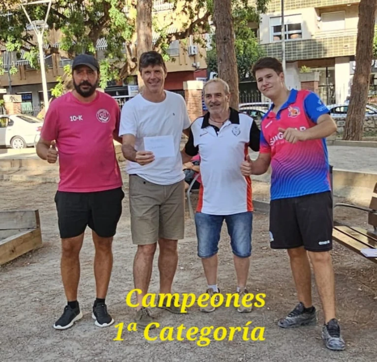 Lucas y Catalá conquistan el 3r Torneo de Petanca Ciudad de Gandia