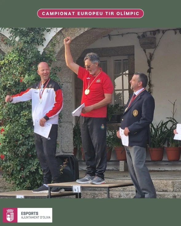 Juan Luis Martín, campeón de Europa de tiro olímpico en la modalidad de lorenzoni réplica
