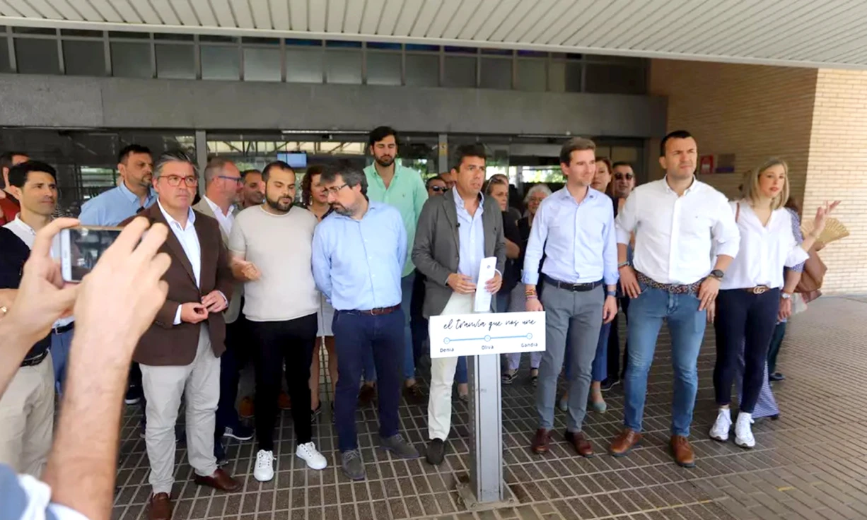 La Generalitat avanza en la línea del TRAM Gandia-Oliva-Dénia con 101.000 euros para la adjudicación del estudio de planeamiento y viabilidad
