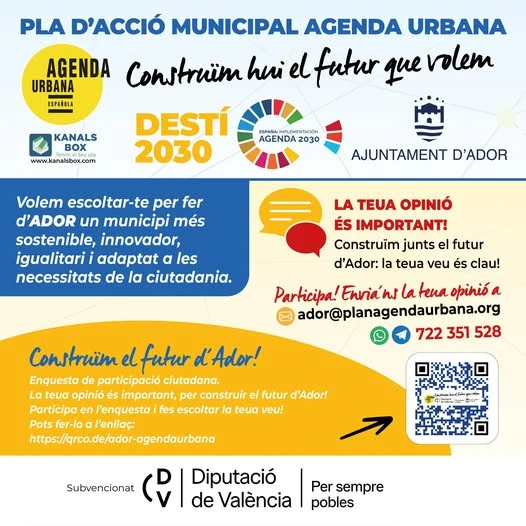Ador pone en marcha el Plan de Acción de la Agenda Urbana