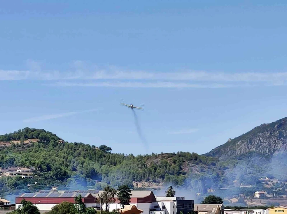 La rápida actuación de Bomberos y Forestales evita un susto en Simat de la Valldigna
