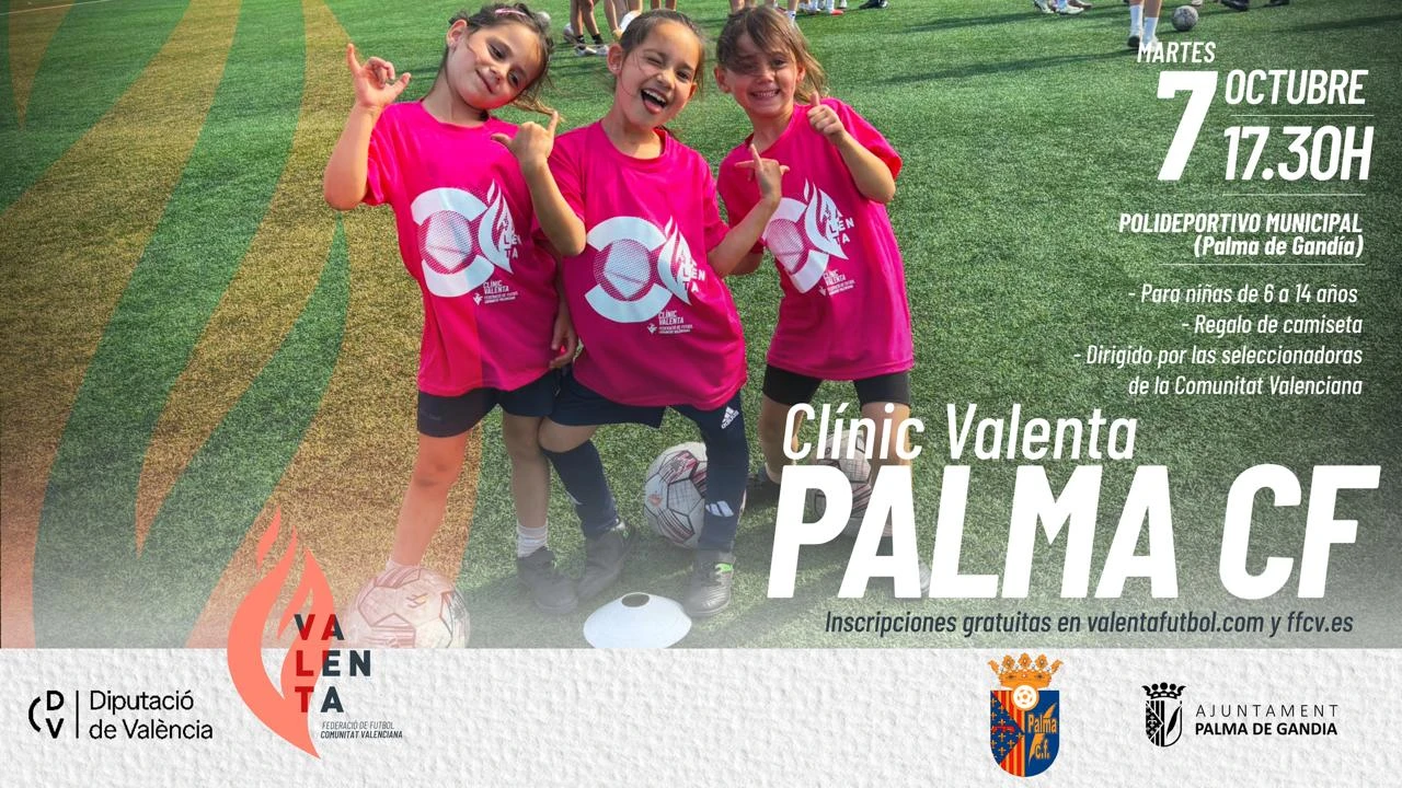 El Palma CF impulsa el fútbol femenino con el Clínic Valenta