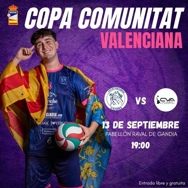 El Club Voleibol Gandia debuta hoy en la Copa Comunidad Valenciana