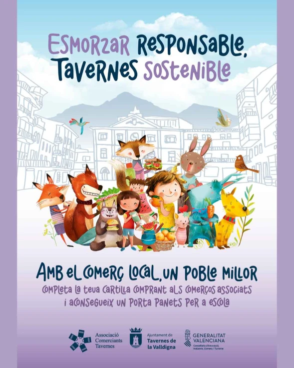 Portapanecillos: Tavernes y Comerciantes lanzan la campaña ‘Almuerzo responsable, Tavernes sostenible’