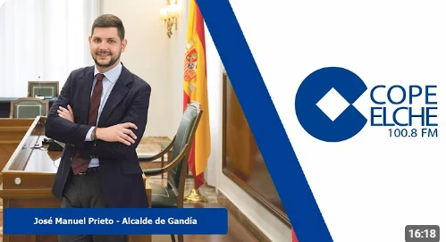 El alcalde promociona Gandia y su Fira i Festes en Elche