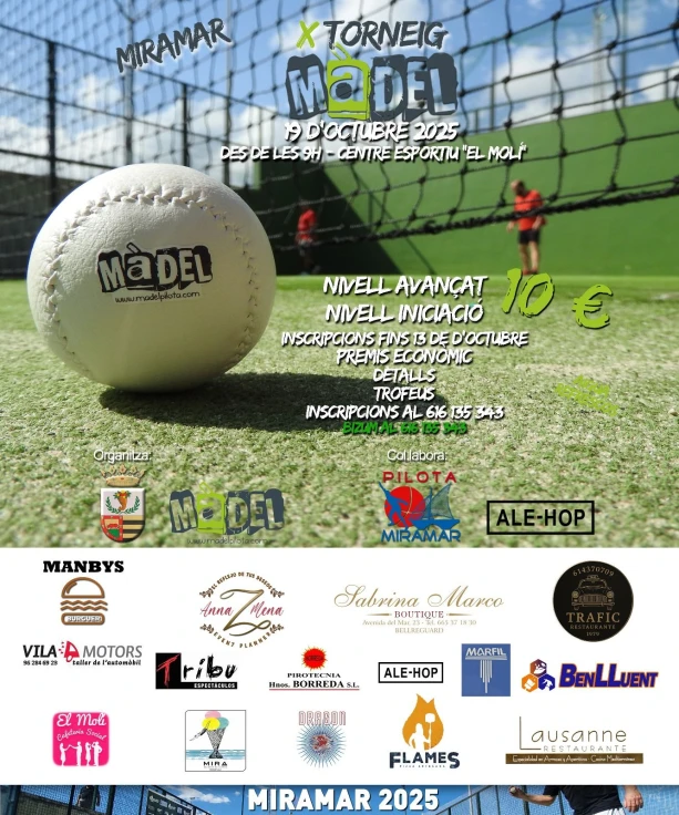 Miramar acoge la décima edición del Torneo de Mádel