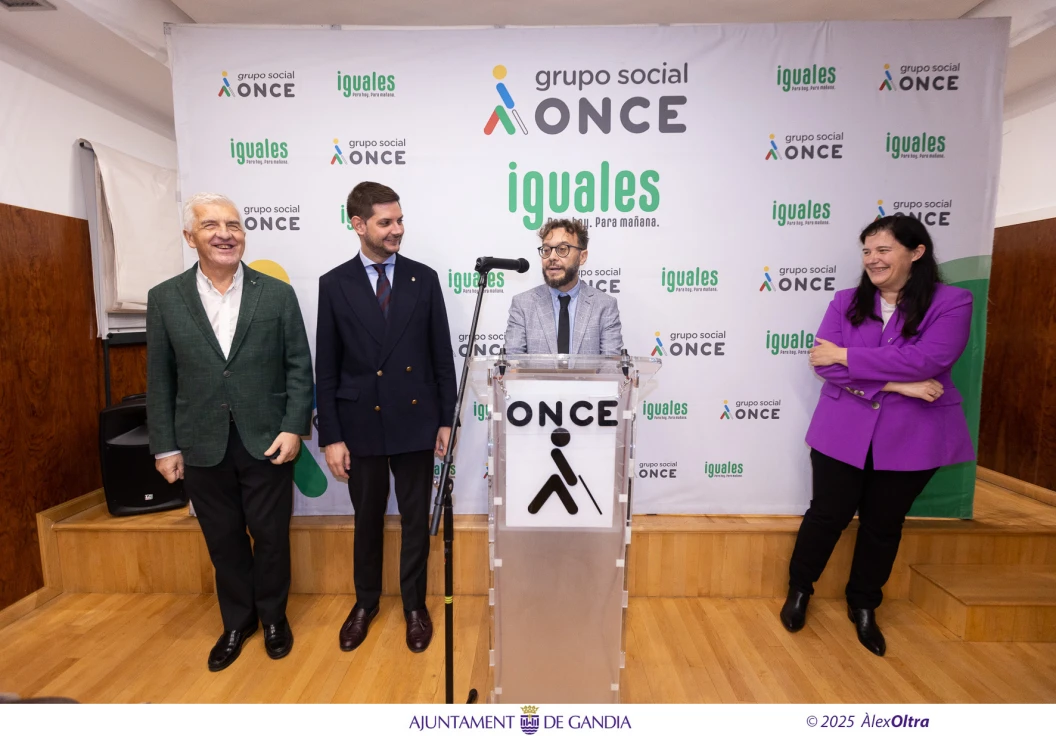 Pascual León toma posesión como nuevo director de la ONCE en Gandia