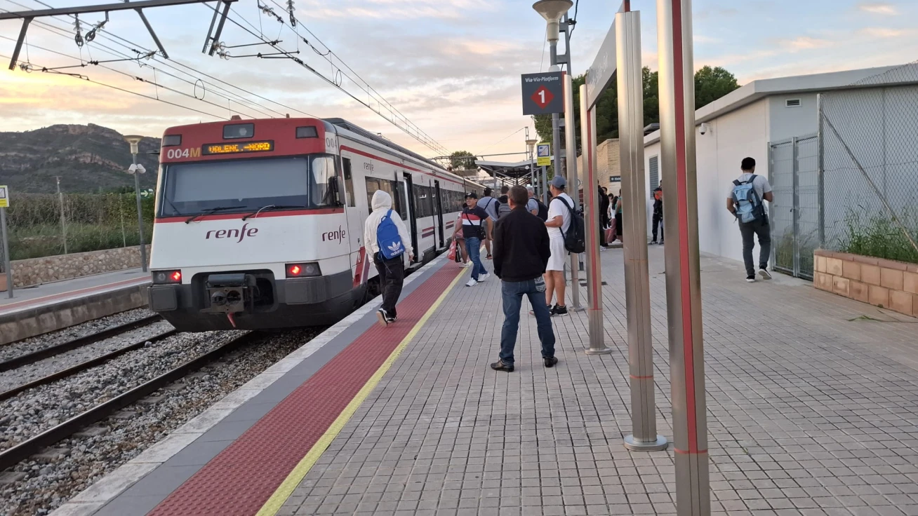 La eliminación de trenes Gandia-València Nord y viceversa se prolonga durante hoy miércoles