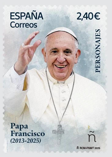 Correos emite un sello dedicado al papa Francisco