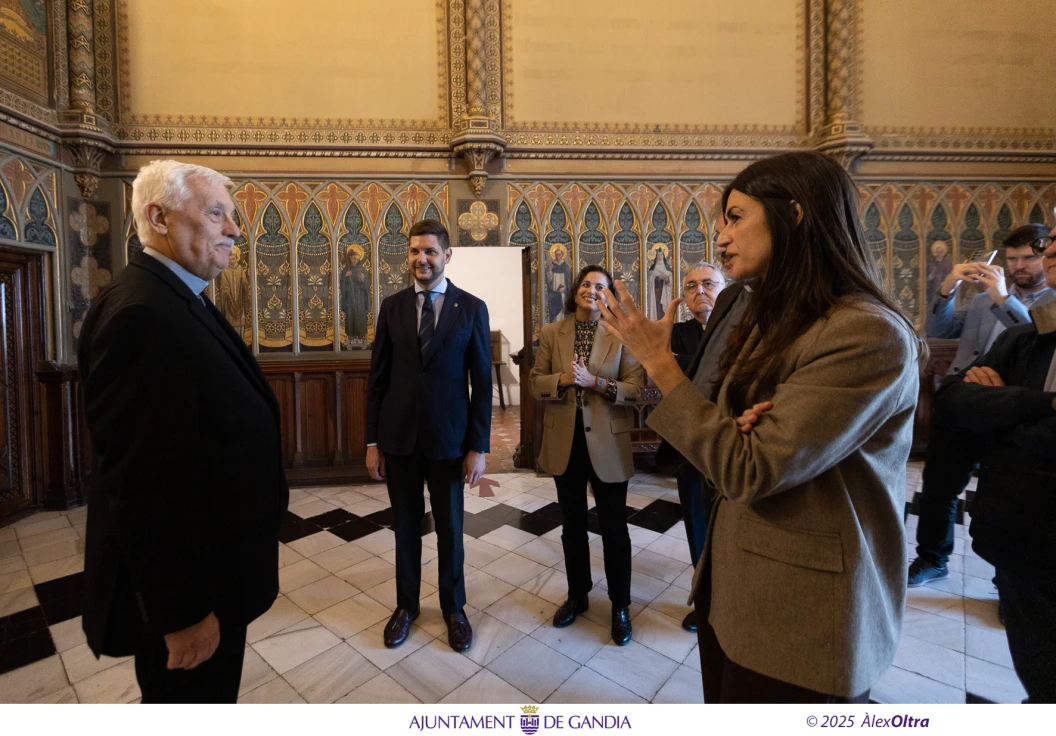 El General de la Compañía de Jesús, el sacerdote venezolano Arturo Sosa visita Gandia