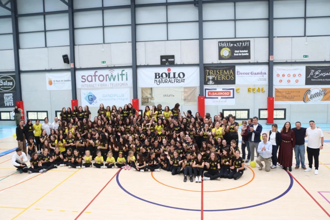 El CV Real de Gandia vivió un fin de semana histórico entre grandes resultados y una presentación multitudinaria