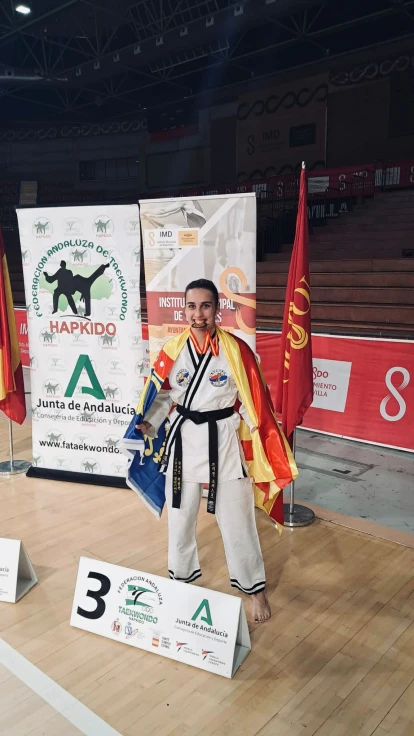 Brigitte Crespo se cuelga el bronce en el Campeonato de España de Hapkido