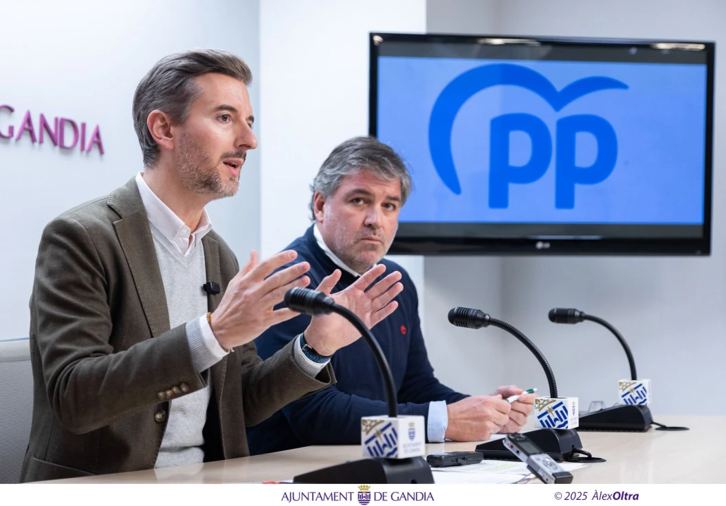 Para el PP de Gandia los presupuestos de 2026 'hipotecan el futuro de la ciudad: ingresos inciertos y deuda hasta 2027'