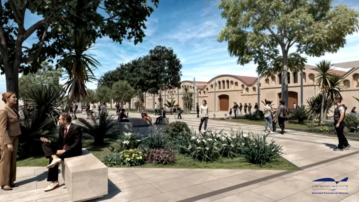 Valenciaport abre el Puerto de Gandia a la ciudad a través de la remodelación del entorno los tinglados