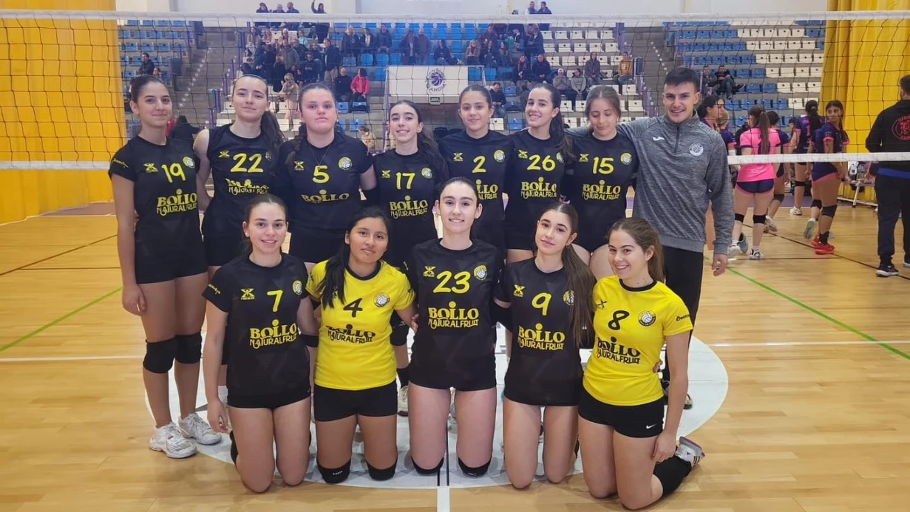 El CV Real de Gandia hace historia: el Cadete Bollo Natural Fruit entra por primera vez en la prestigiosa Liga de Oro