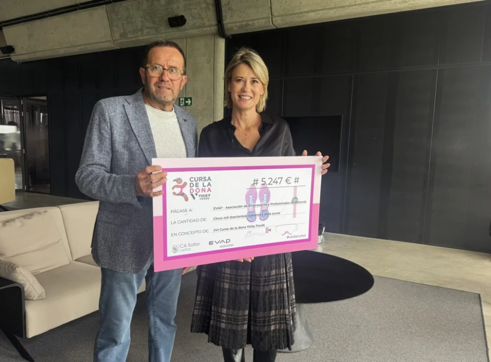 La Cursa de la Dona Vicky Foods de Gandia destina 5.247€ a la inserción laboral de mujeres en riesgo de exclusión social