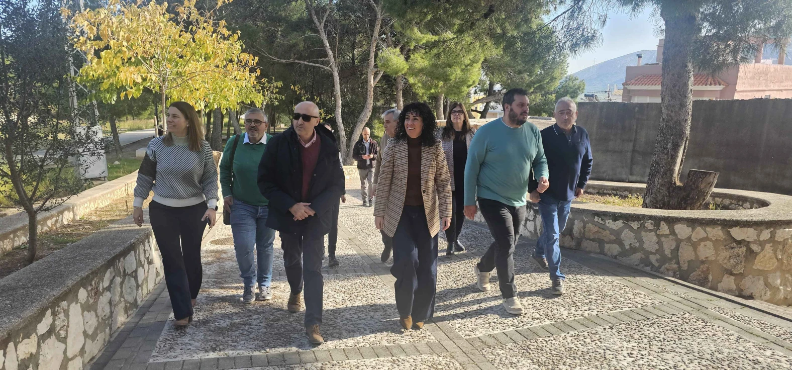 Tavernes celebra con la visita del presidente de la CHJ el desbloqueo del proyecto de canalización del Vaca