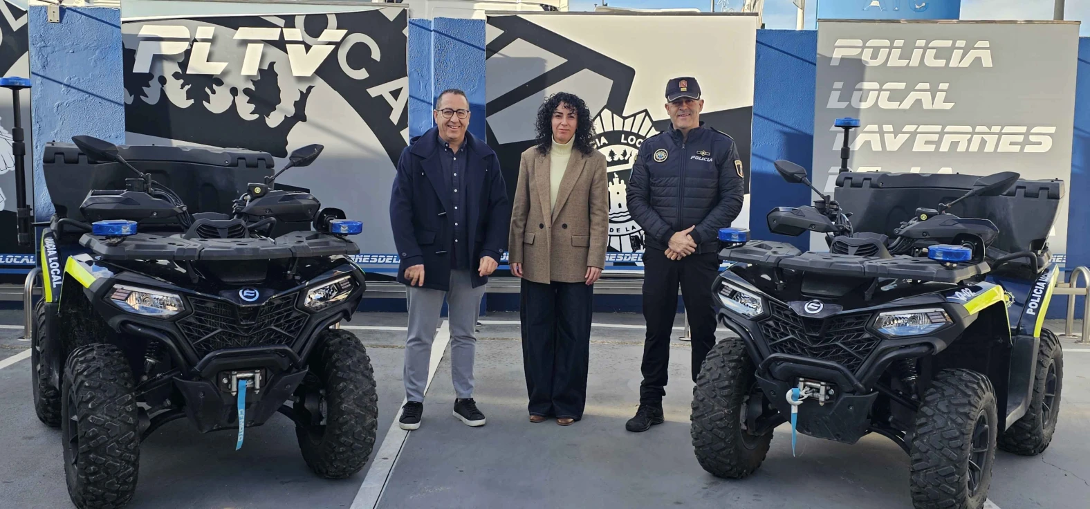 El Ayuntamiento de Tavernes incorpora dos nuevos quads al parque móvil de la Policía Local