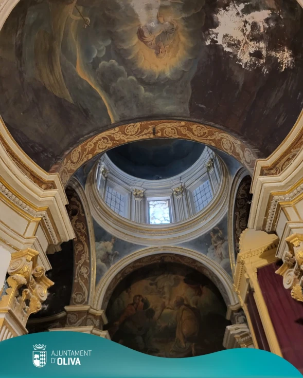 La Diputación de Valencia restaurará el Transagrario de la Capilla de Cristo, a petición del Ayuntamiento de Oliva