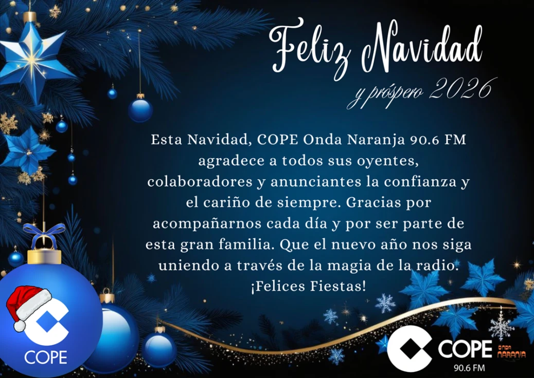 Cope Onda Naranja les desea ¡Feliz Navidad !