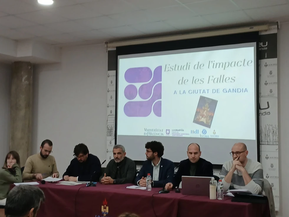 Las Fallas de Gandia generan un impacto total de más de 40 millones de euros y 377 empleos equivalentes a tiempo completo