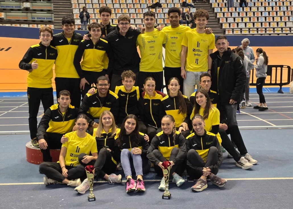 Fin de semana histórico para el Safor Teika en el Autonómico Absoluto de Pista Cubierta