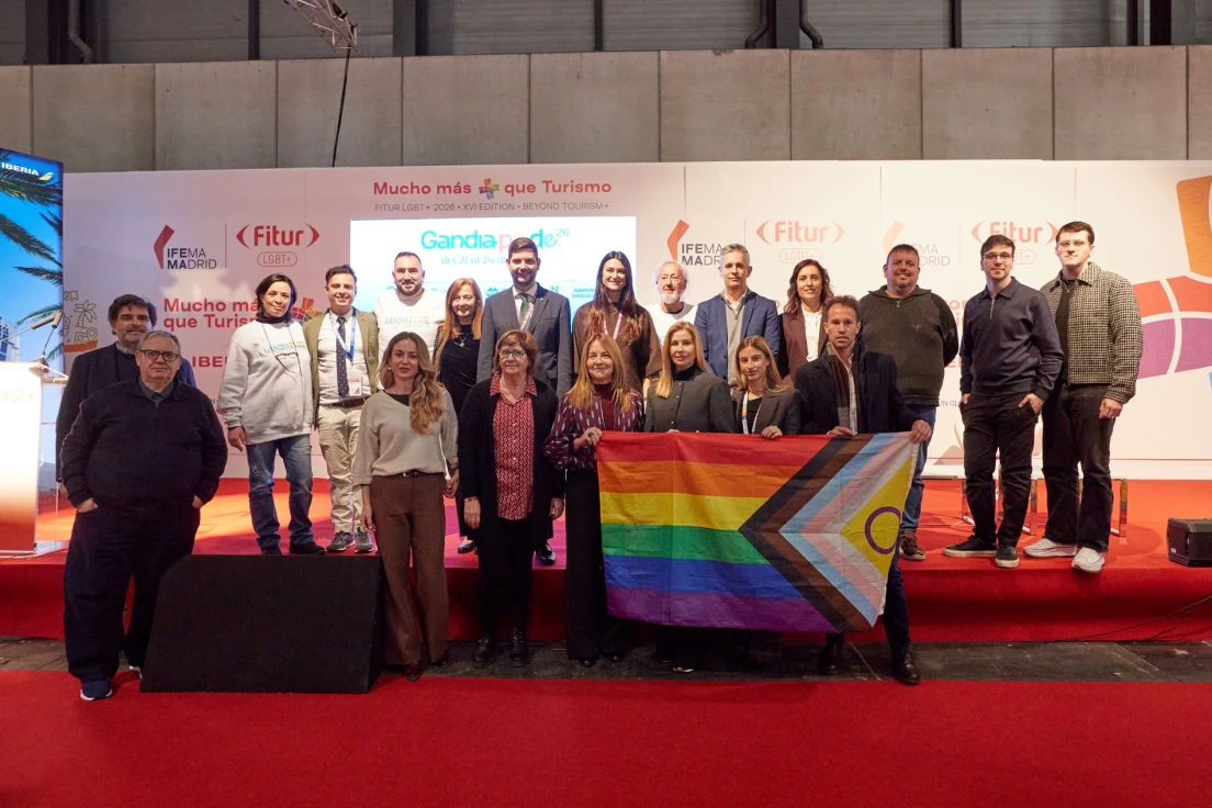 El Gandia Pride irrumpe en FITUR como cita clave del turismo LGTBI