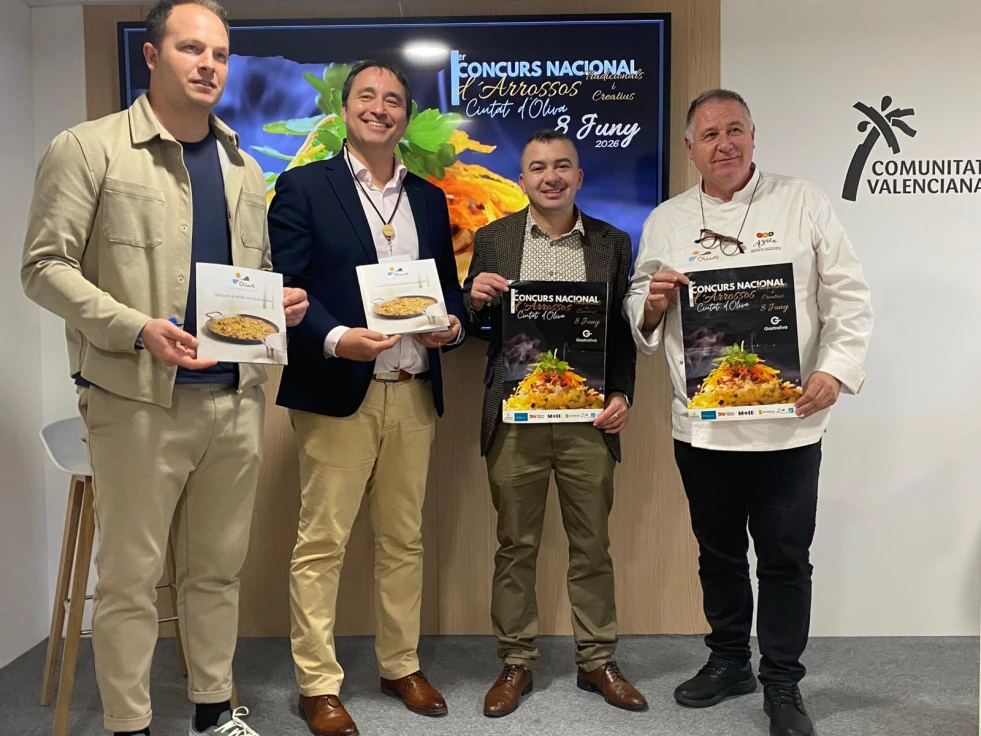Oliva promociona el Concurso Nacional de Arroces Artesanales y Creativos en FITUR