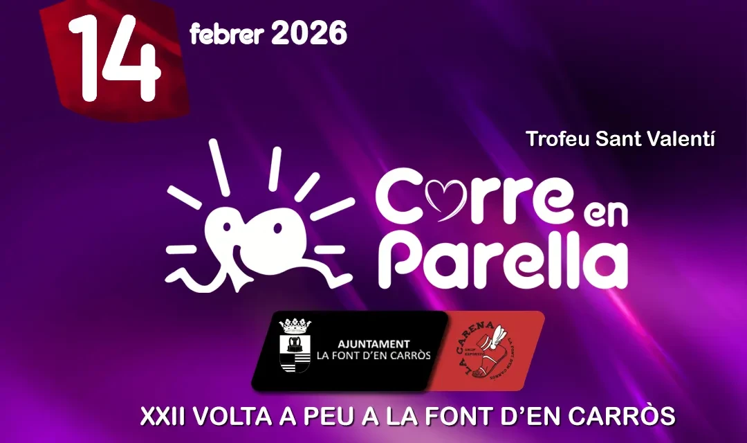 La Font d’en Carròs abre inscripciones para la Cursa Infantil de San Valentín