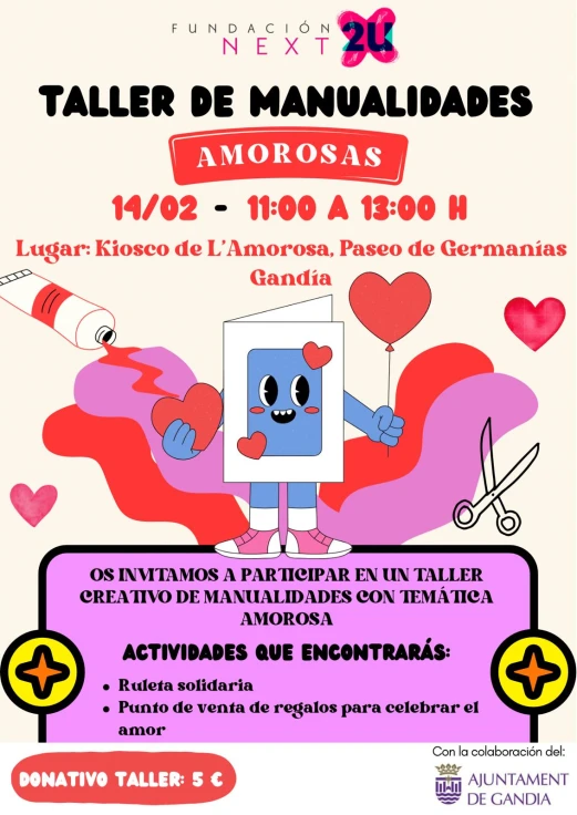 San Valentín también llega mañana a La Amorosa de Gandia