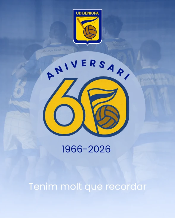La UE Beniopa celebra seis décadas de historia como referente deportivo y social en Gandia
