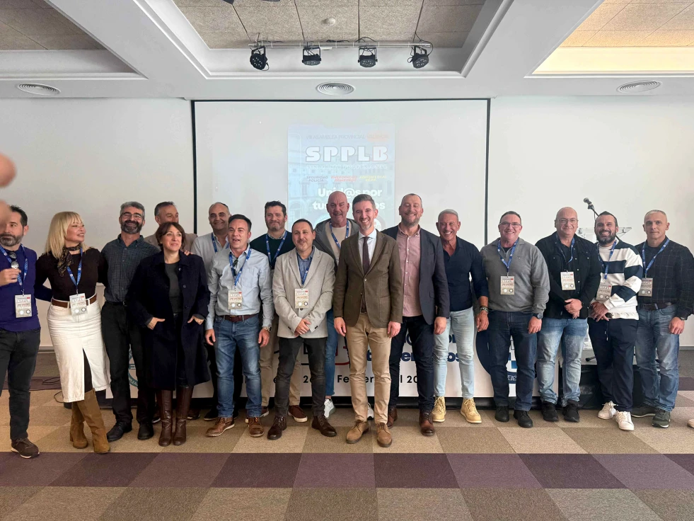 Víctor Soler clausura en Gandia la asamblea provincial del sindicato de Policías y Bomberos SPPLB