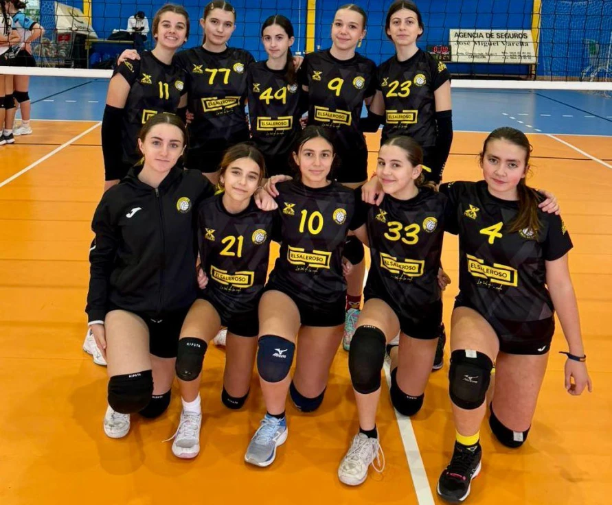 El equipo Saleroso Infantil del CV Real de Gandia domina la liga y refuerza su liderato