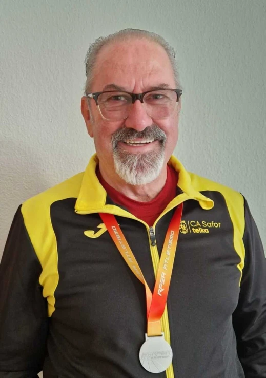 Genaro Rey, subcampeón de España máster en martillo pesado