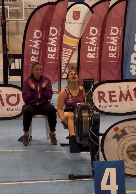 El Club de Remo Grau Gandia logra tres podios en el Nacional de Remoergómetro