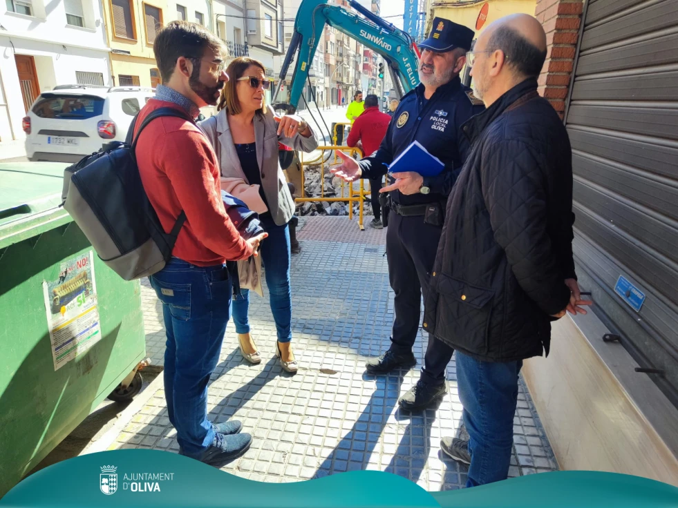 Oliva inicia la renovación de los cruces con la N-332 para reforzar la seguridad y la accesibilidad