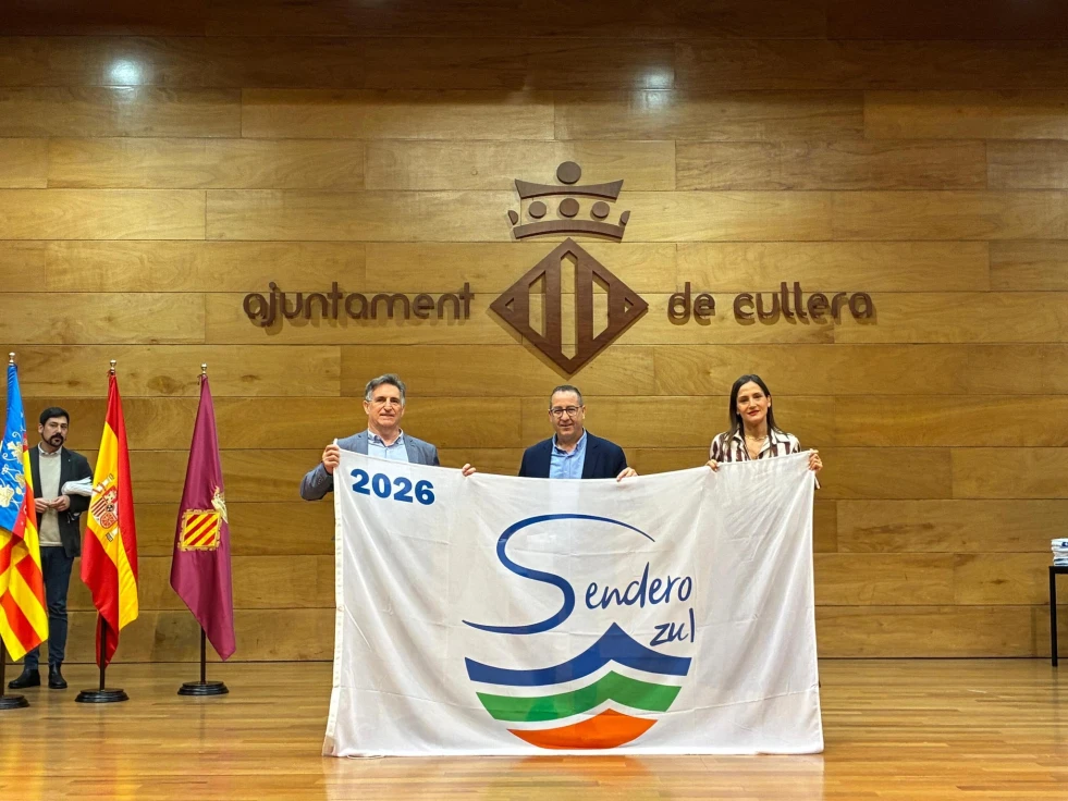 La Ruta dels Sentits de Tavernes de la Valldigna renueva la distinción Sendero Azul